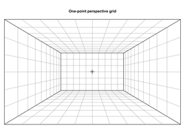 One Point Perspective Grid | Teaching Resources
