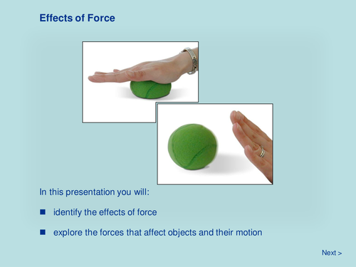 Force and Motion - Effects of Force by ljcreate - Teaching Resources - TES
