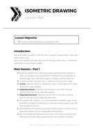 Isometric Drawing Complete Lesson Teaching Resources