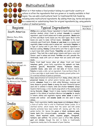 aqa food technology coursework tasks