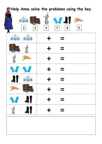 Frozen addition using a key