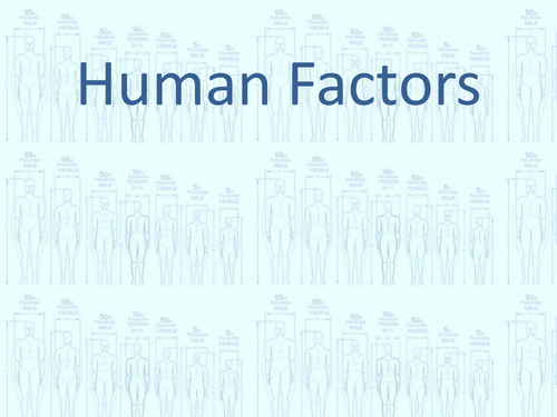 Human Factors introduction | Teaching Resources