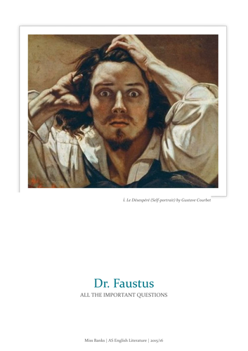 Doctor faustus essay questions