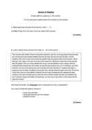 English language paper 1 creative writing examples picture