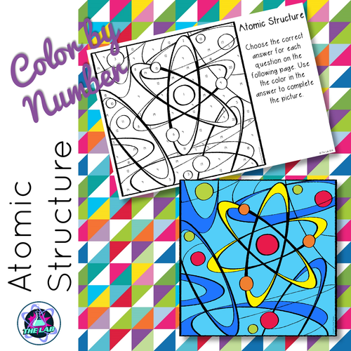 Atomic Structure Color by Number | Teaching Resources