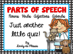 quiz speech parts
