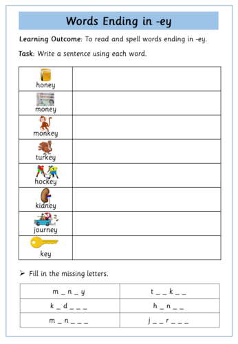 ey-words-teaching-resources