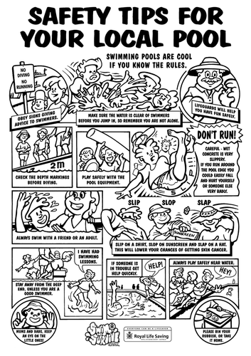 Worksheets Water Safety Worksheets asdan programme water skills by stanthonysmayo teaching l1 safety at your local pool pdf