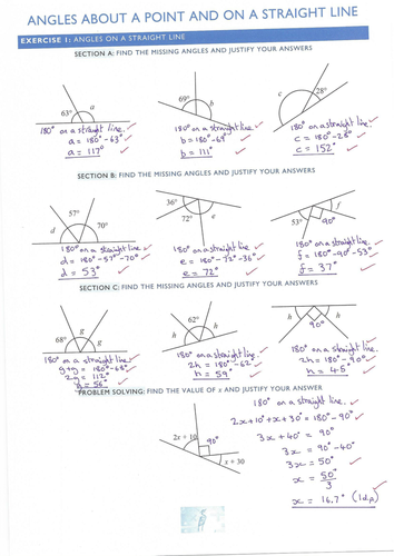 Basic Angle Facts Resources | Tes