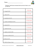 Unit Rates and Ratios - 6.RP.2 | Teaching Resources