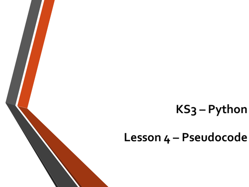 Python KS3 Lessons | Teaching Resources
