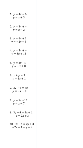 basic-simultaneous-equations-substitution-by-danielwkelly-uk