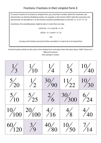 15 KS2 Fractions Worksheets by smithy123 - Teaching Resources - TES