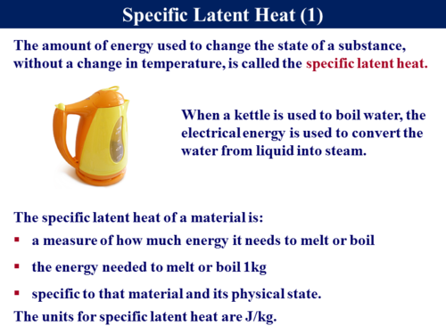 1.1.2 Specific Latent Heat by Robert George (SSER Ltd.) - UK Teaching