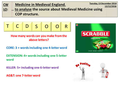 Medieval England - 5 lessons