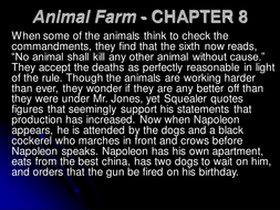 Animal Farm Chapter 8 - slidesharetrick