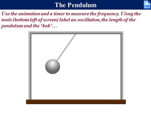 Phy_1.1 Measuring With The Pendulum | Teaching Resources