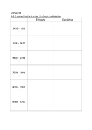Estimating addition questions | Teaching Resources