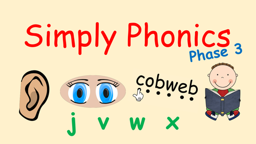 Phase 3 Phonics - Powerpoint to Introduce Set 6 with Blending and Tricky Words