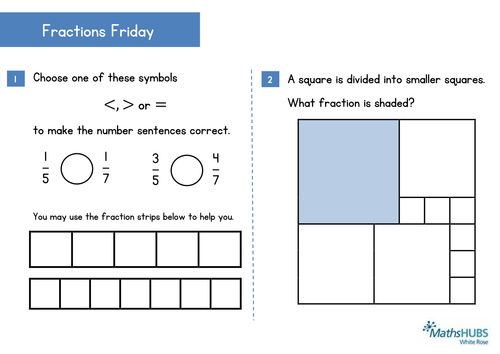 fraction problem solving ks1