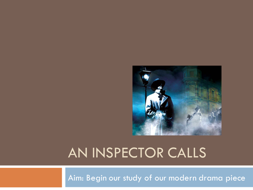 GCSE An Inspector Calls Lessons