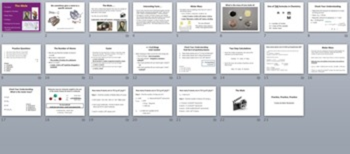 The Mole Chemistry Lesson, Lab and Activity | Teaching Resources