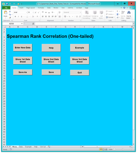 BioA_3.7.4 Statistics 91����ts - Spearman Rank Spreadsheet