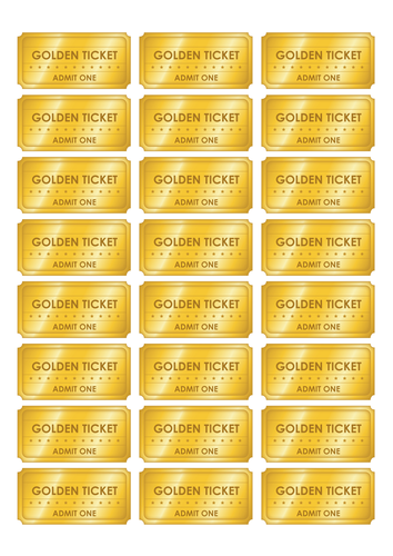 golden tickets by mdudson22 teaching resources tes