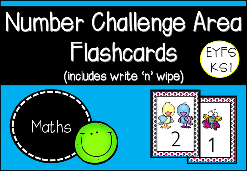 Number Challenge Area Flashcards