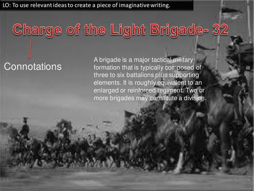 Charge of the Light Brigade AQA conflict