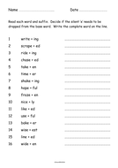 National Literacy Strategy Spelling worksheets Y5/6 | Teaching Resources