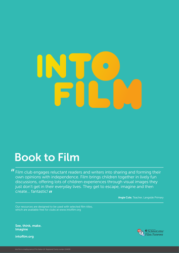 Book to Film resource for clubs | Teaching Resources