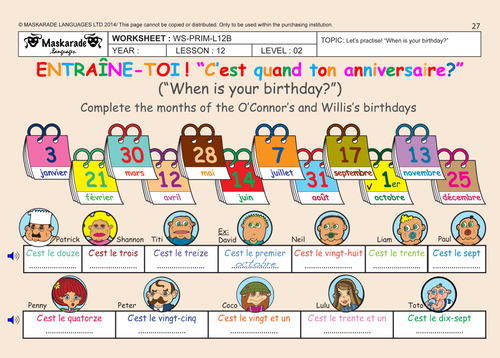 Happy birthday mom in french image