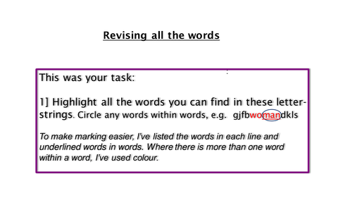 Spelling pack: y3-6 in one, for dyslexic learners; 10 weeks of self-mark spelling for all ages.