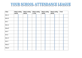 attendance docx tes kb