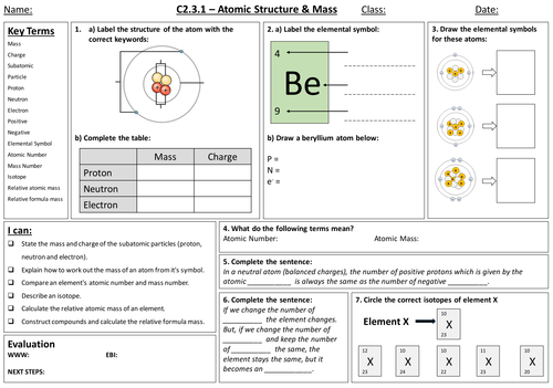 aqa science c2 7.2 homework sheet answers