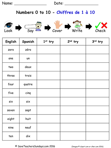 Free Printable French Worksheets Ks2