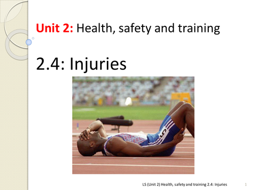 IGCSE PE 2.4 Injuries