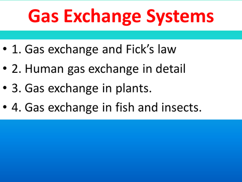 A Level Gas Exchange & Transport in humans (lymph and circulatory), animals & plants: 9 RESOURCES