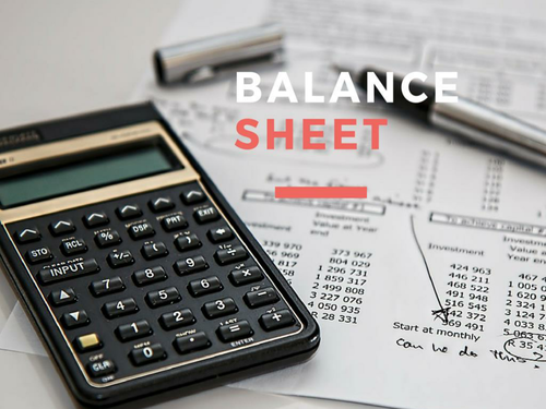 Balance Sheet Power Point Slides