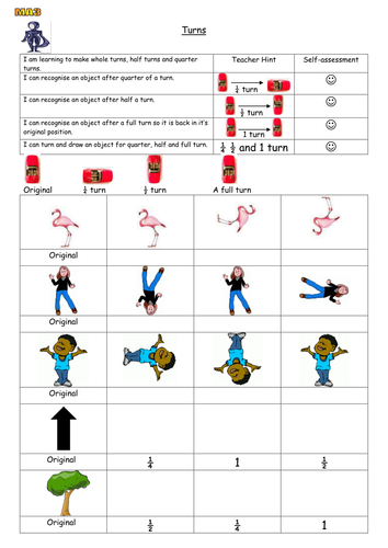 year 2 turns by whitney8 teaching resources tes