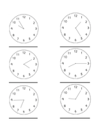 Year 2 standard at greater depth - 5 minute intervals on a clock ...