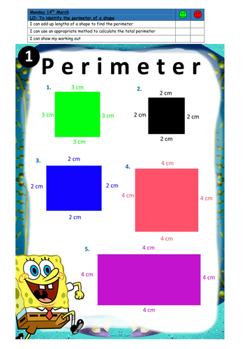 year 4 perimeter shape teaching resources
