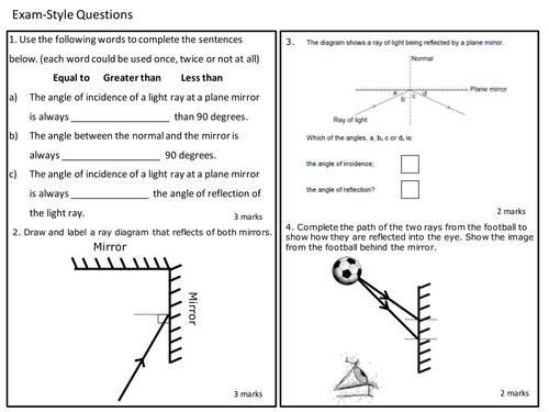Worksheet Refraction Worksheet Ks3 waves reflection refraction and diffraction revision lesson by davidpereira89 teaching resources tes