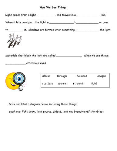 year 6 science light powerpoint presentation with images