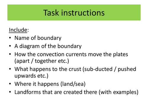 Lesson 3 - Plate boundaries (AQA Geog new spec 8035) | Teaching Resources