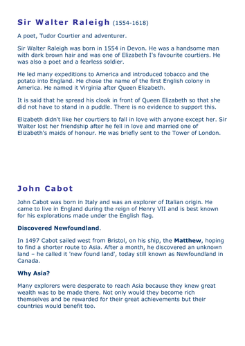 The Tudors Resource Pack | Teaching Resources