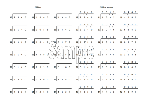 Division Worksheets Printable Division Worksheets For Teachers