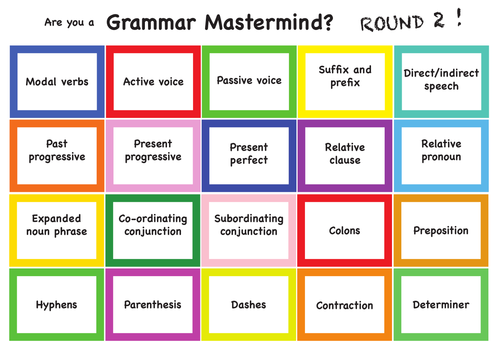 are you a grammar mastermind revision for year 6 sats
