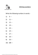 key stage 1 year 1 maths worksheets teaching resources